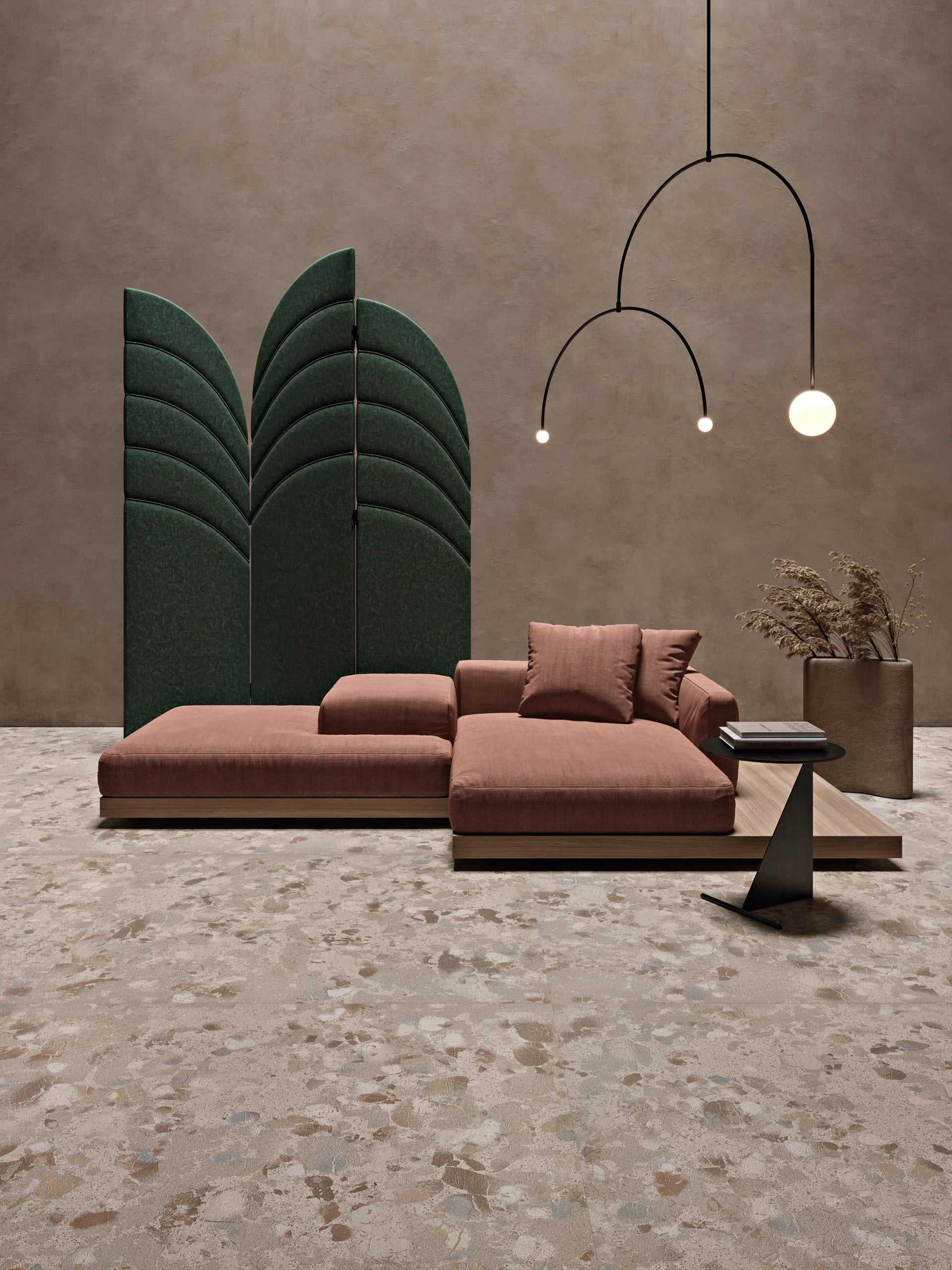 Beige Terrazzo Natural Tile Lifestyle Photo