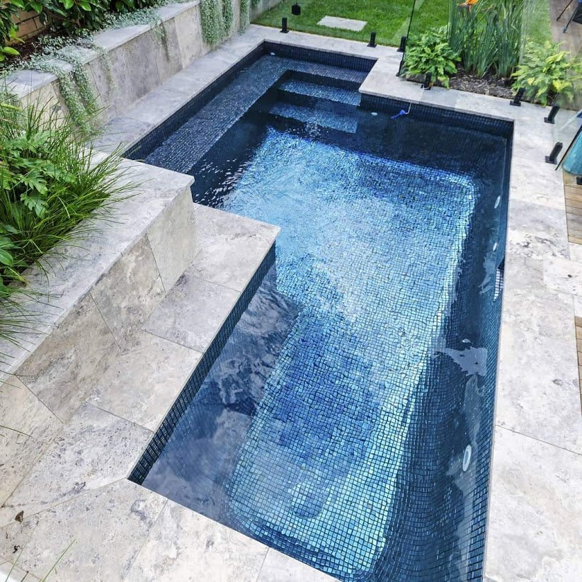 Bali Pearl Glass Pool Mosaic Tile
