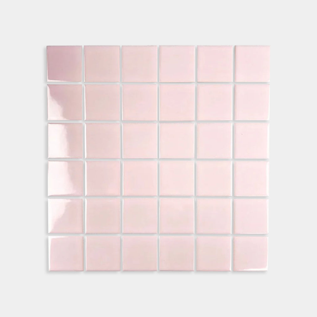 Baby Pink Gloss Square 48x48
