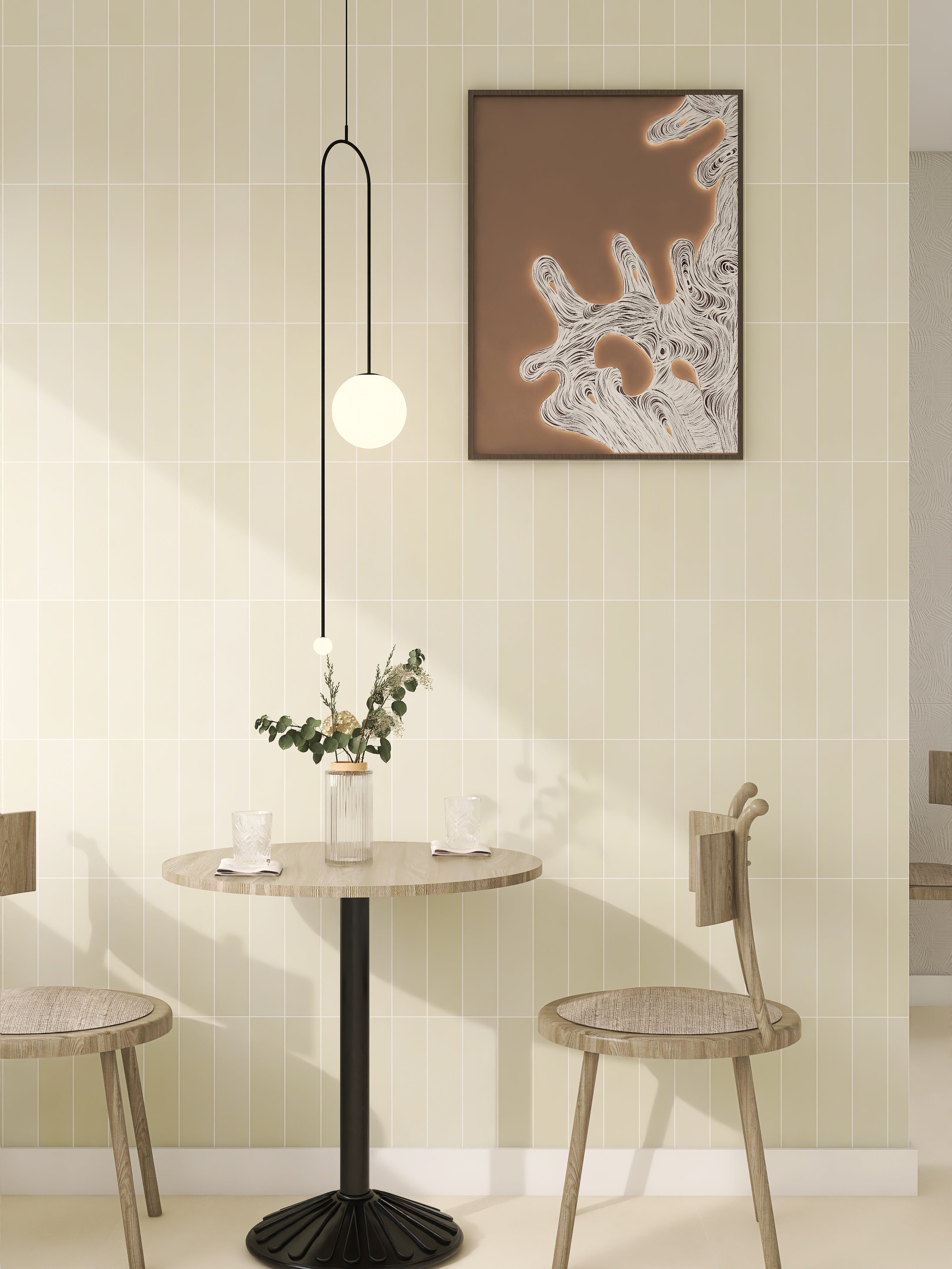 Bermi Sand Matt Subway Tile 75x300