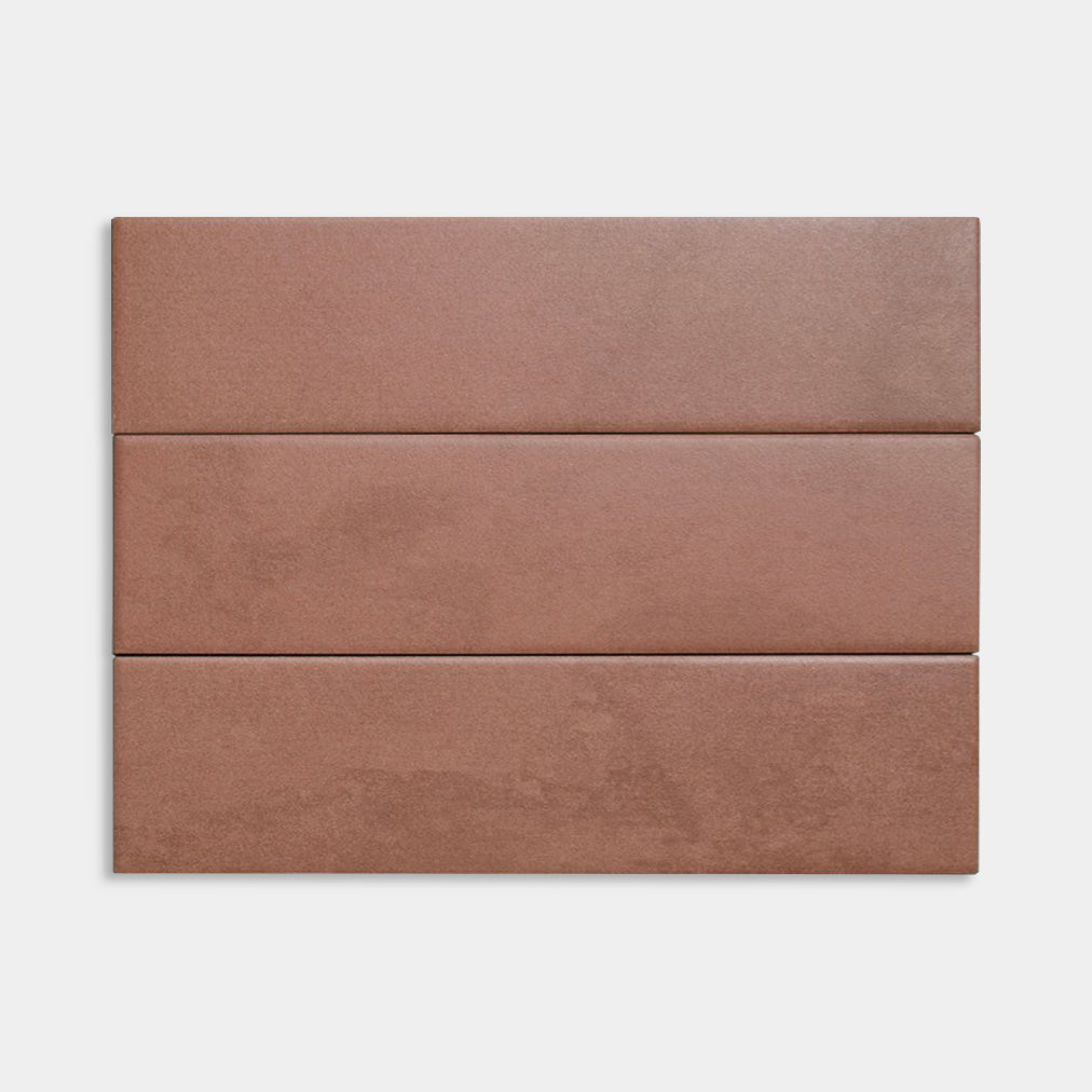Bermi Terracotta Matt Subway Tile 75x300