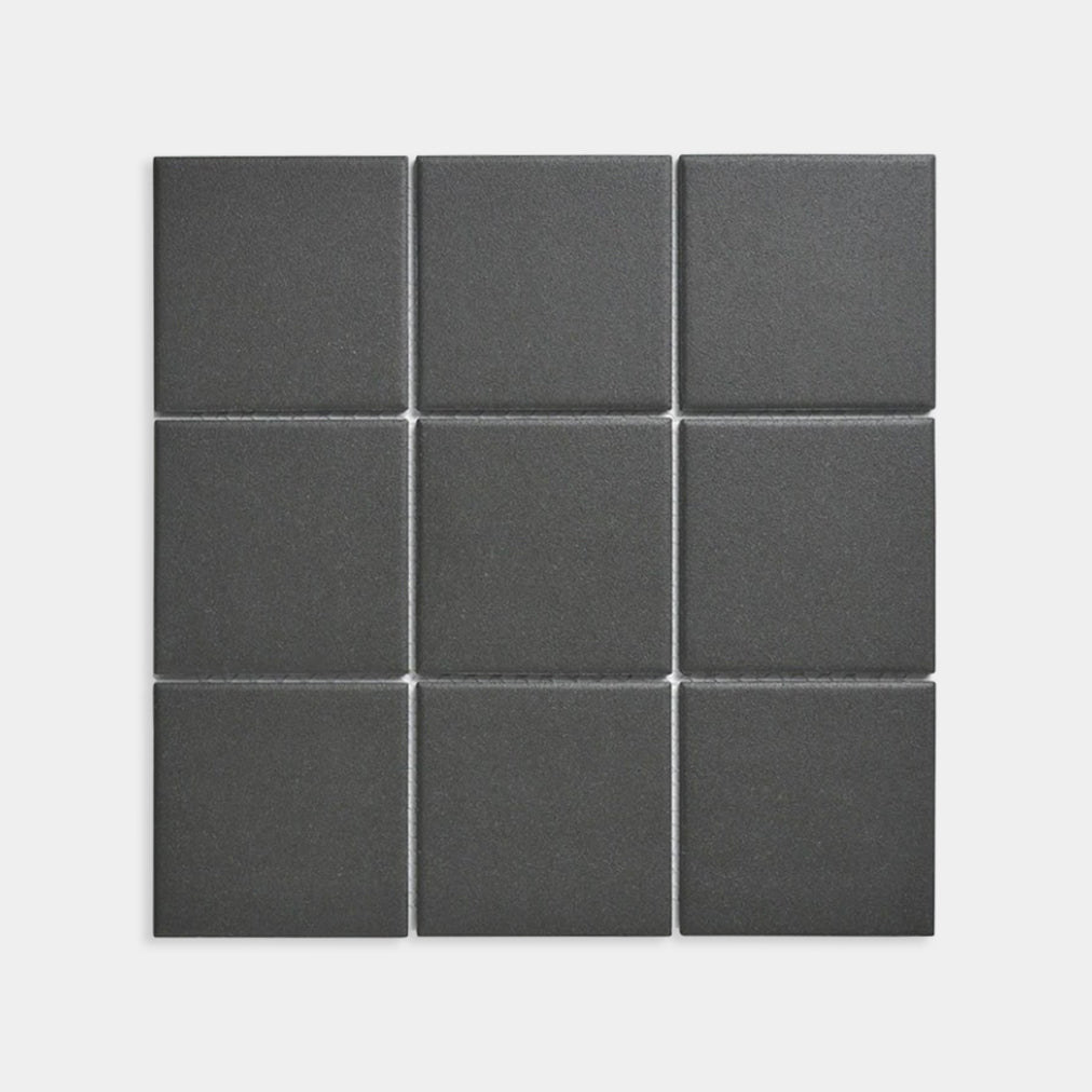 Black Unglazed Large Square 97x97