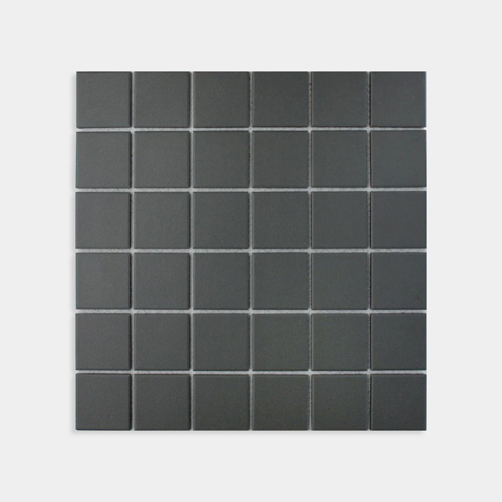 Black Matt Unglazed Square 48x48