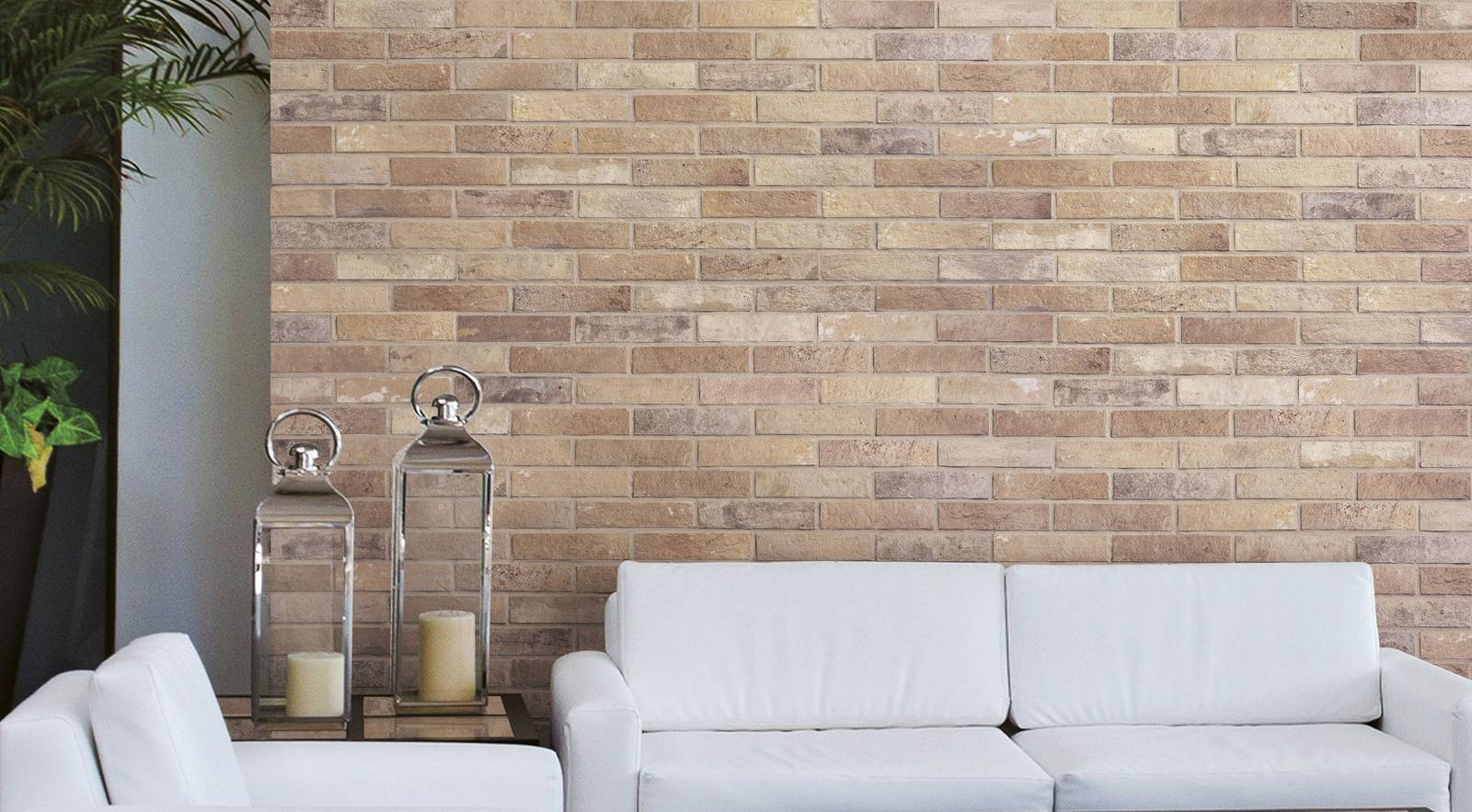 Bristol Cream Brick Tile 60x250