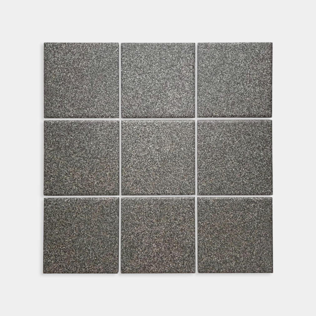 Black Unglazed Large Square 97x97