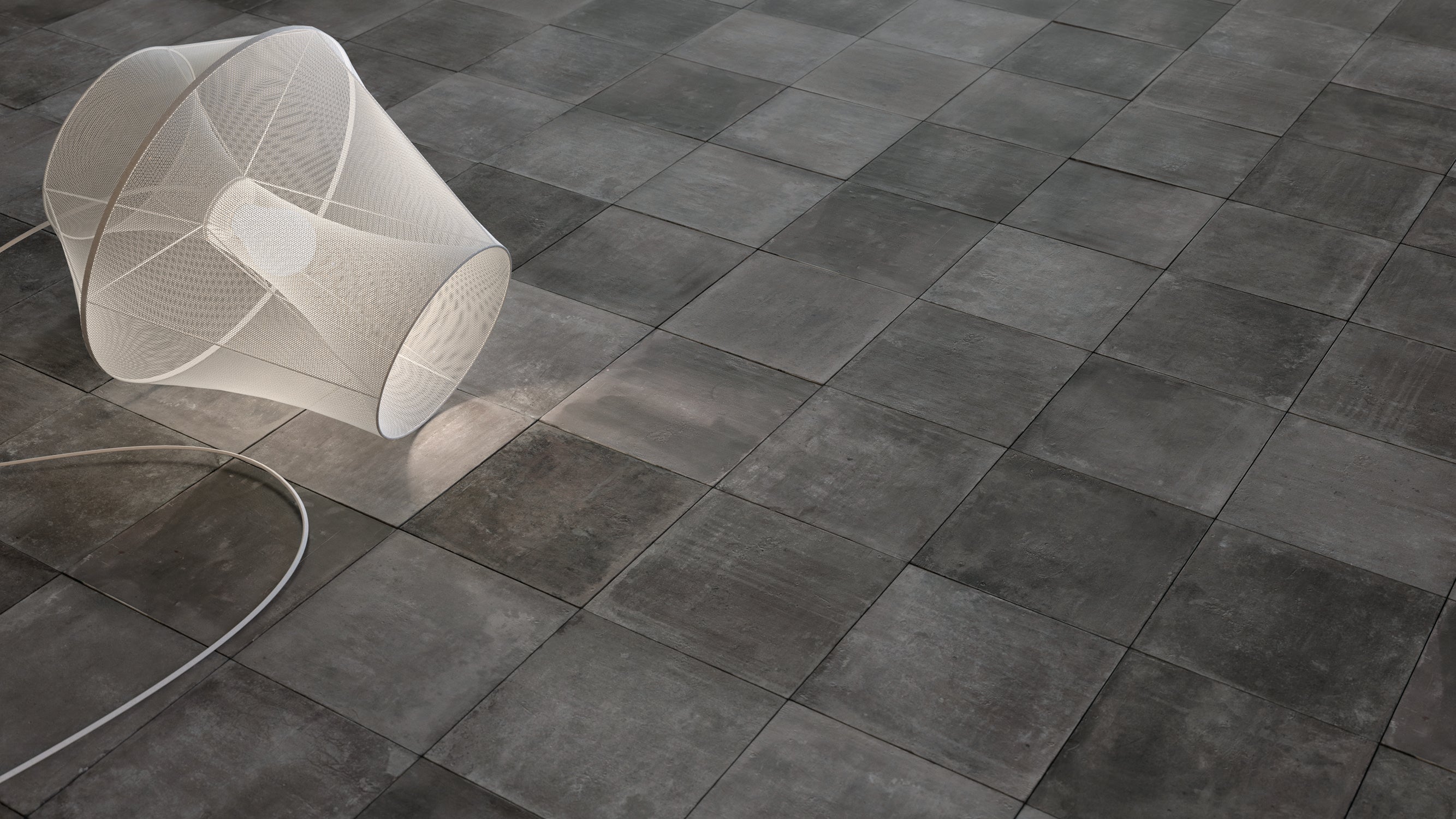 Chateau Graphite Tile 185x185