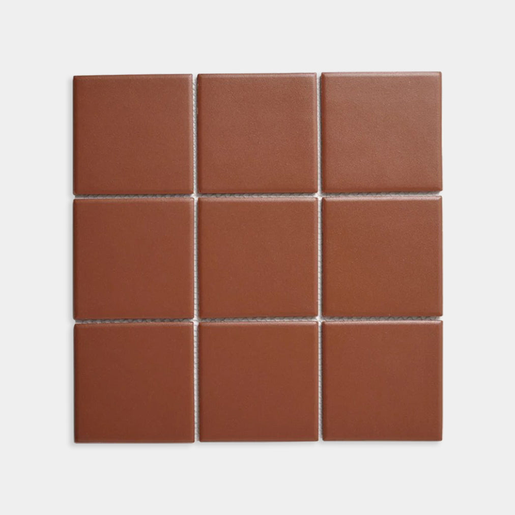 Chestnut Red Unglazed Square 97x97