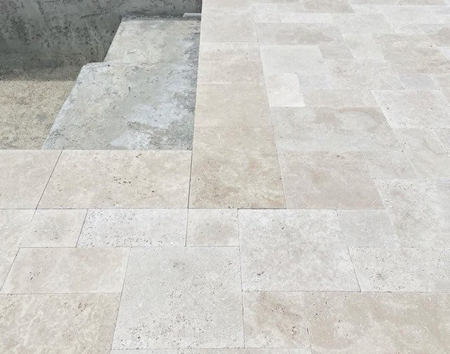 Premium Classic Tumbled Travertine Paver