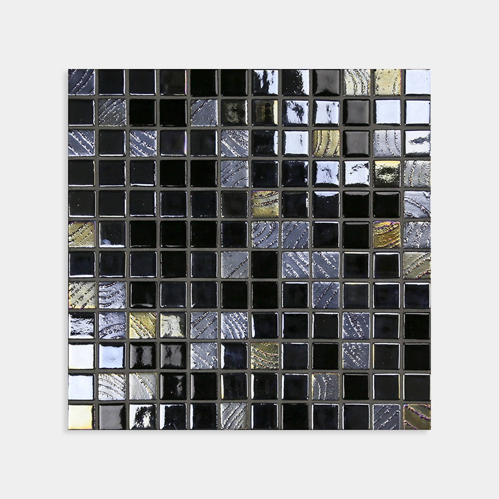 Ezarri Aus Designer Black Russian Pool Tile