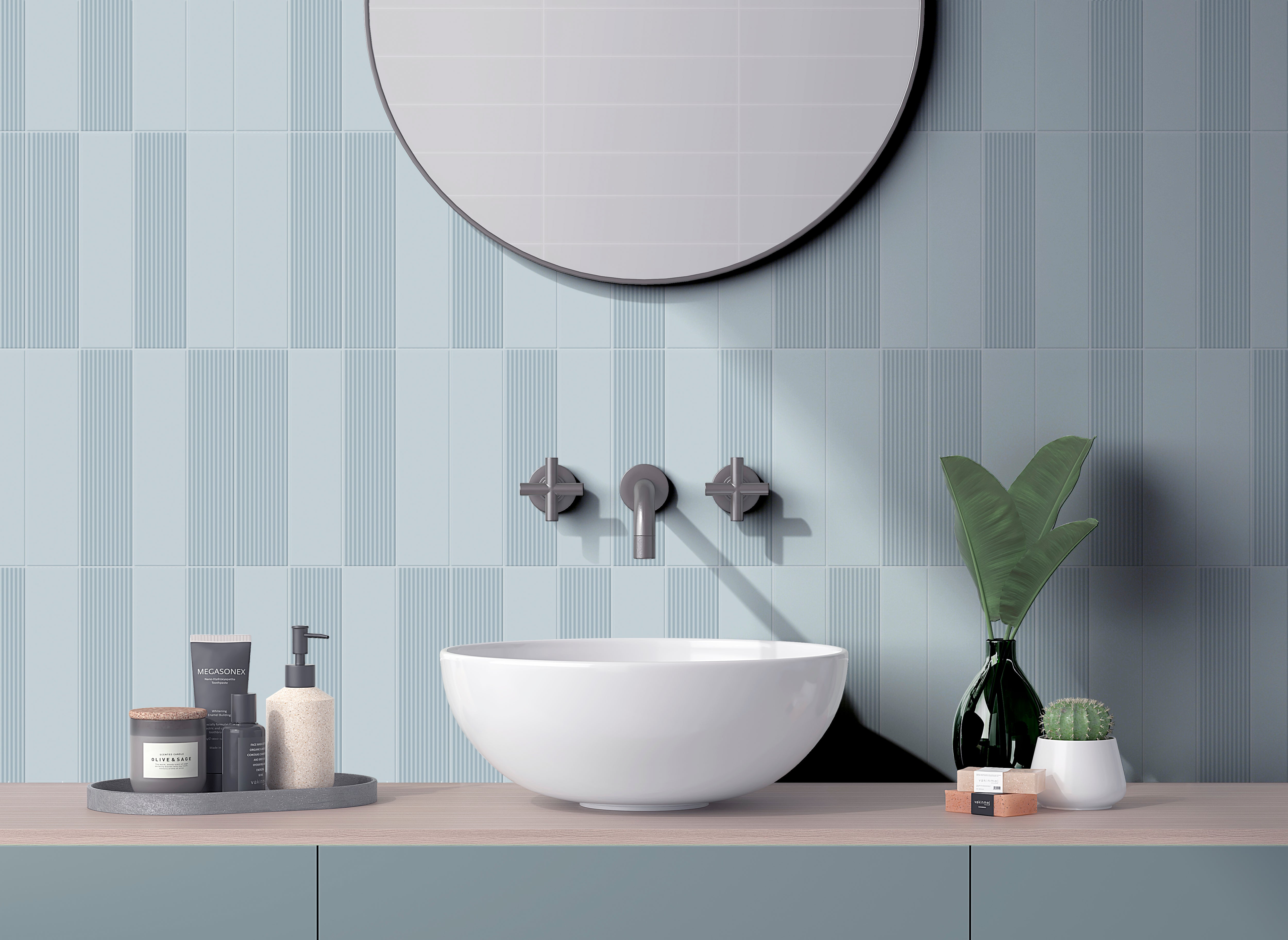 Glenbrook Blue Matt Subway 50x200
