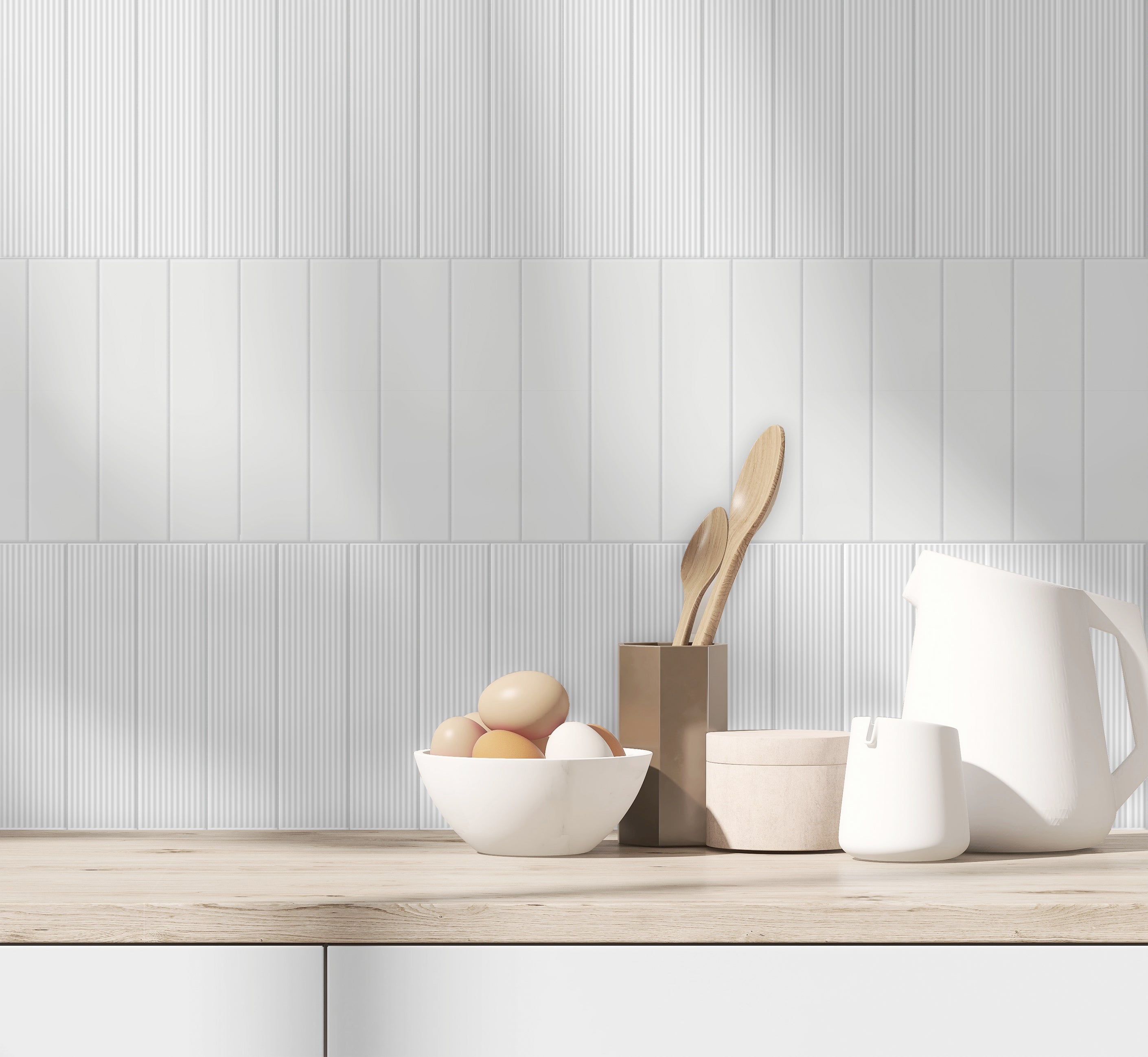 Glenbrook White Matt Subway 50x200