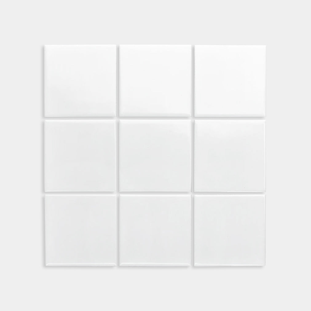 White Gloss Large Square 97x97