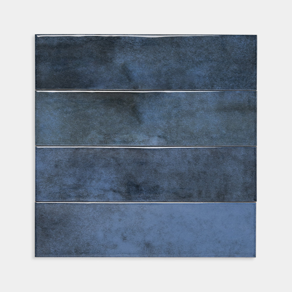 Ibiza Marine Blue Gloss Subway 75x300