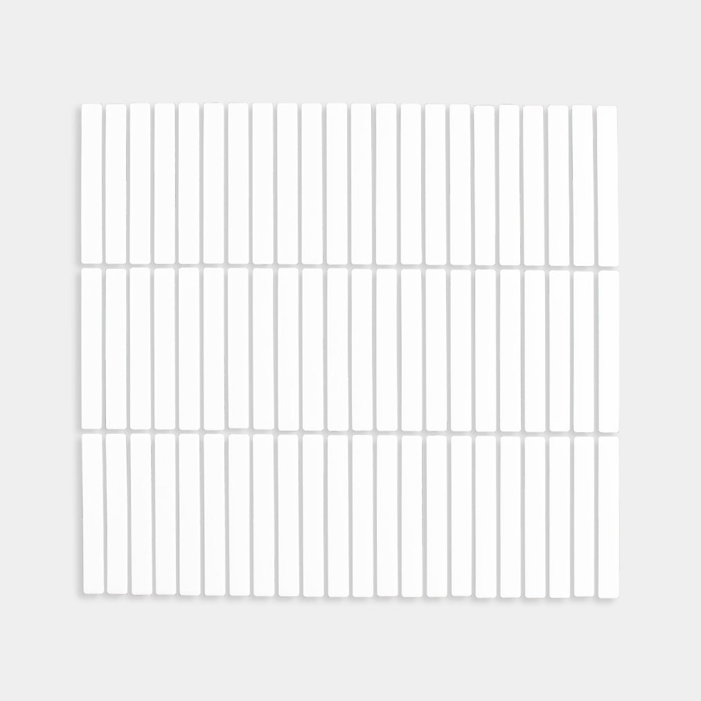 White Matt Small Kit Kat 12x92