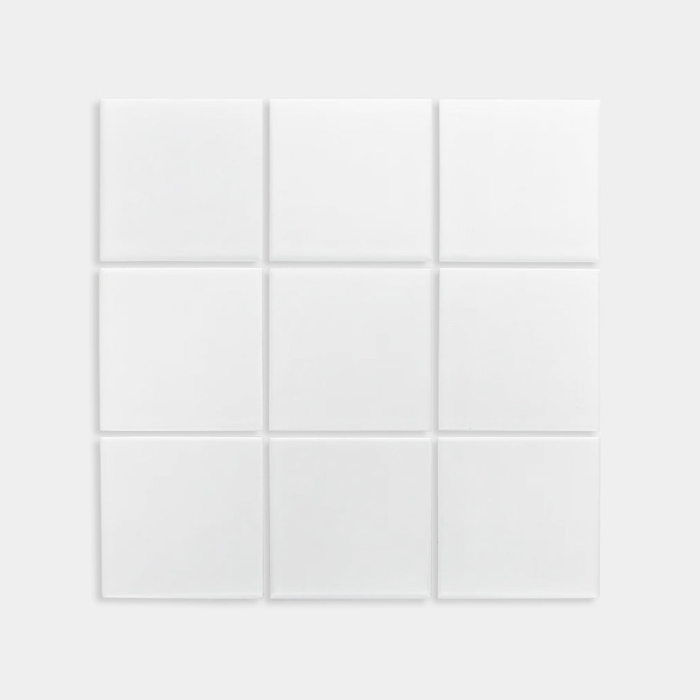 White Matt Large Square 97x97