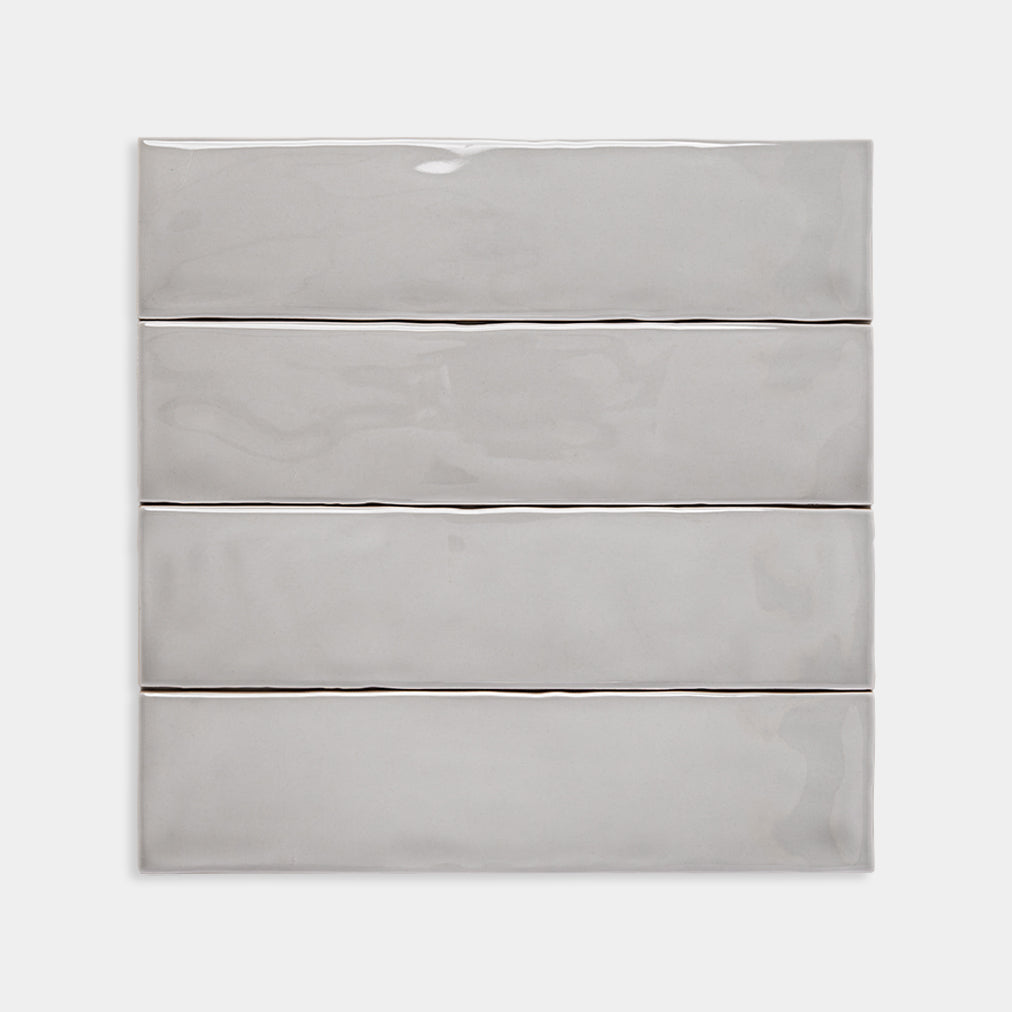 Metro Light Grey Gloss Subway 75x300