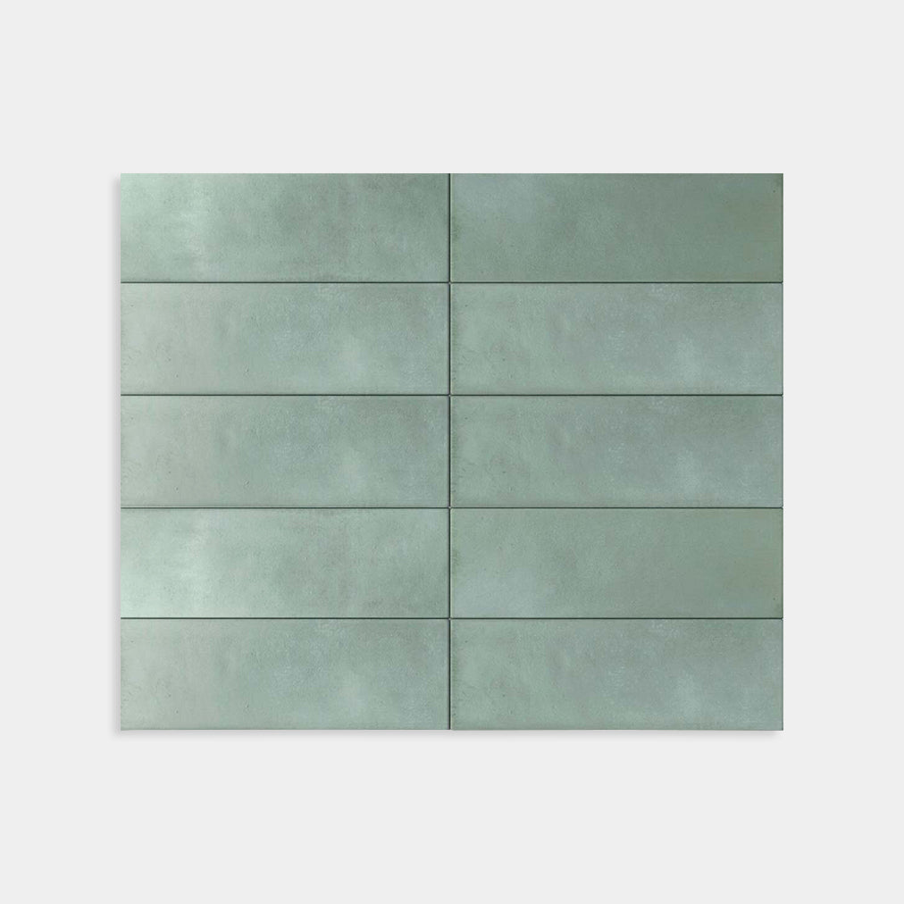 Mini Green Matt Tile 50x150