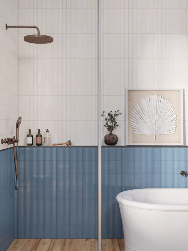 Mini Pure Gloss White Tile 50x150