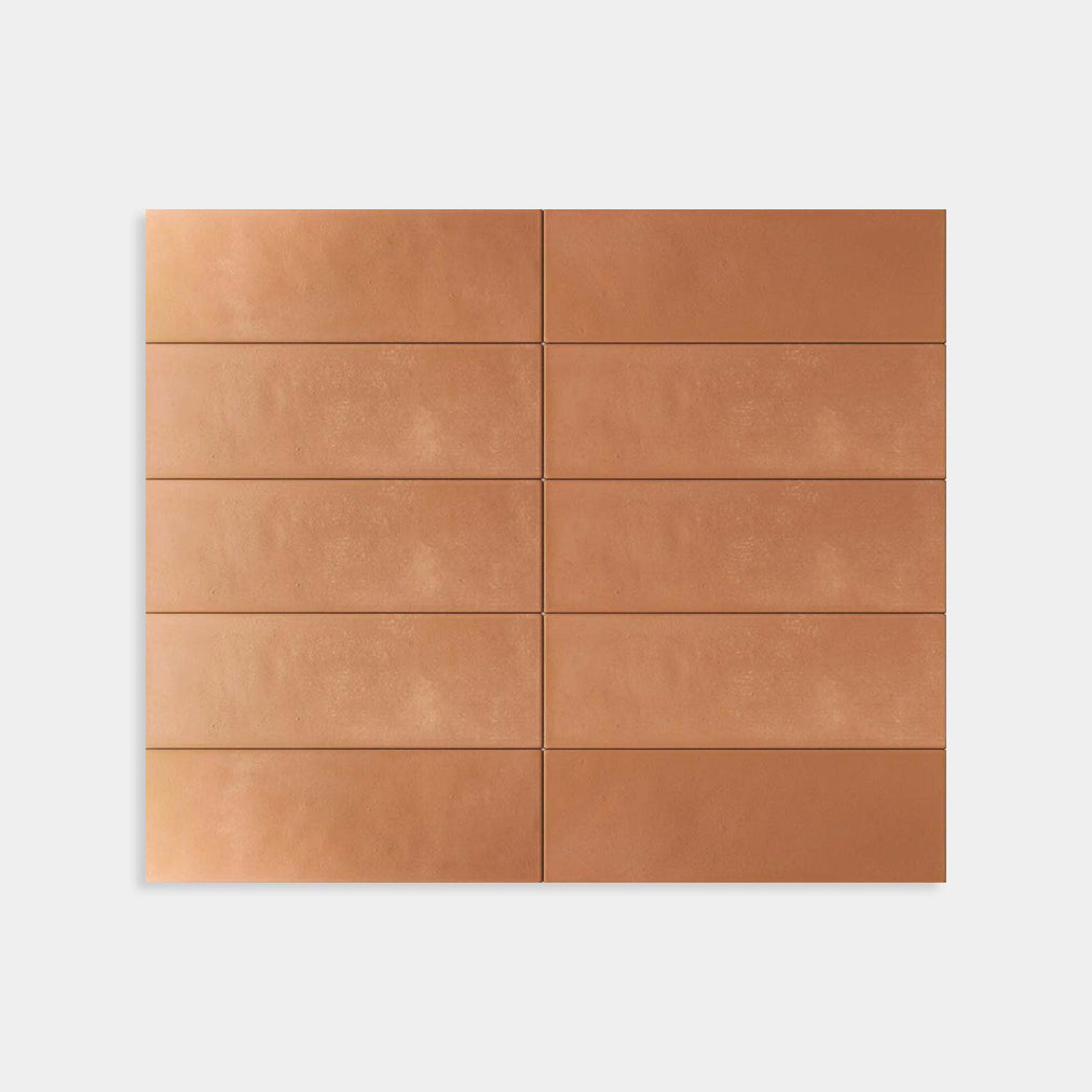 Mini Terracotta Matt Tile 50x150