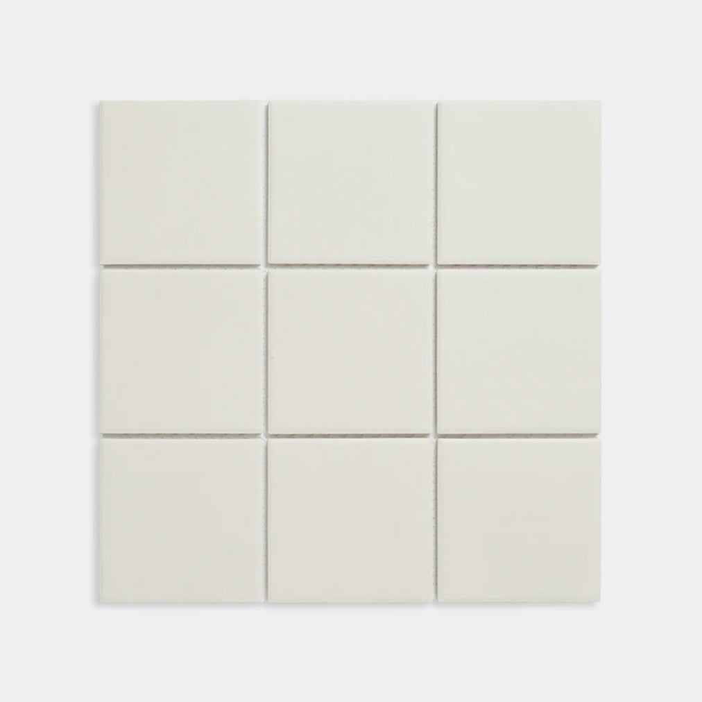 Off-White Unglazed Large Square 97x97
