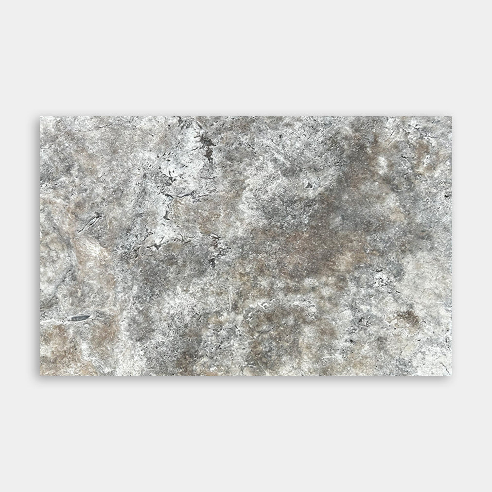 Silver Tumbled Travertine Paver