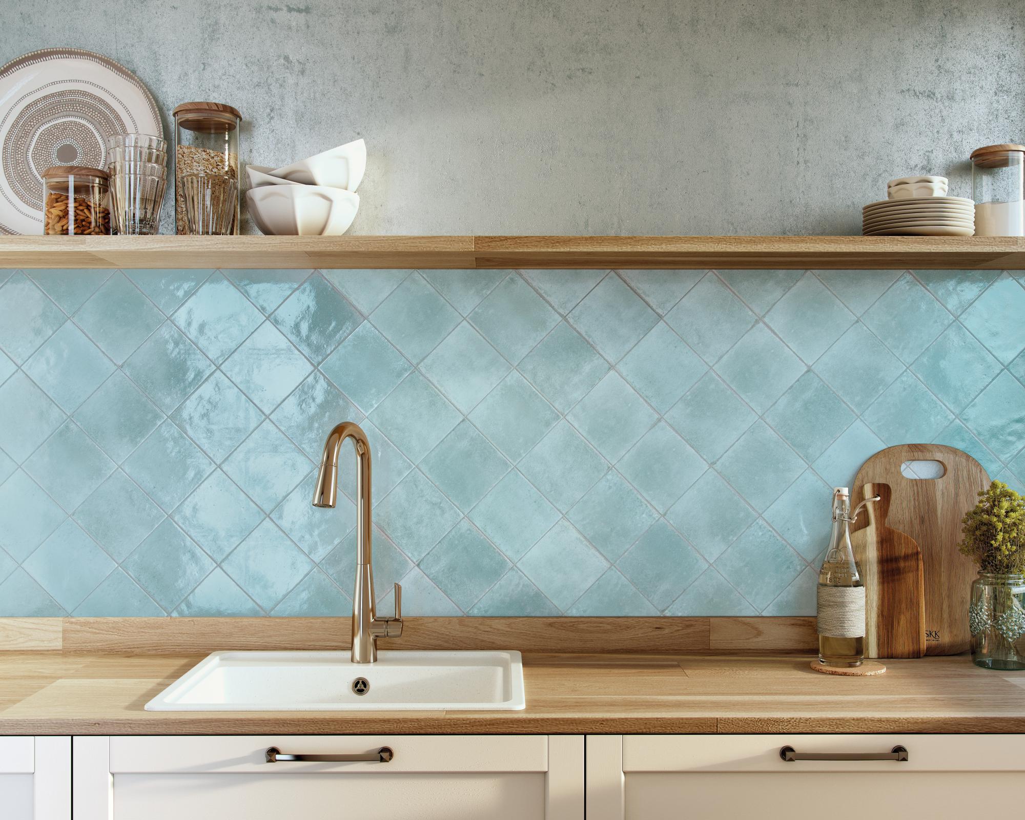 Agadir Agua Square Tile 147x147
