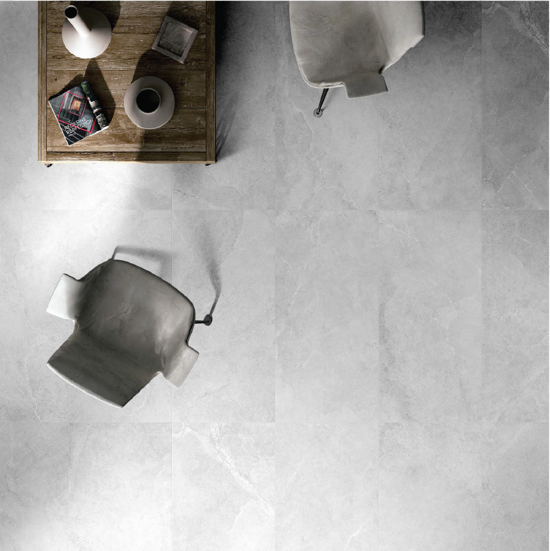 Oslo Grey In/Ext Tile 600x600