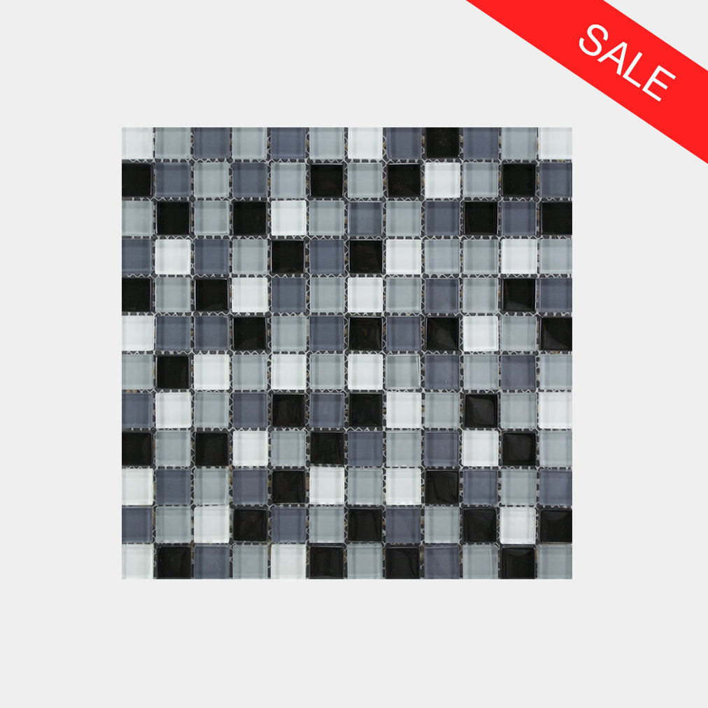 Earth Light Blue Glass Mosaic