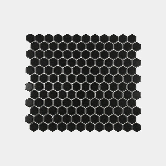 Balmain Black Small Hexagon Gloss Mosaic
