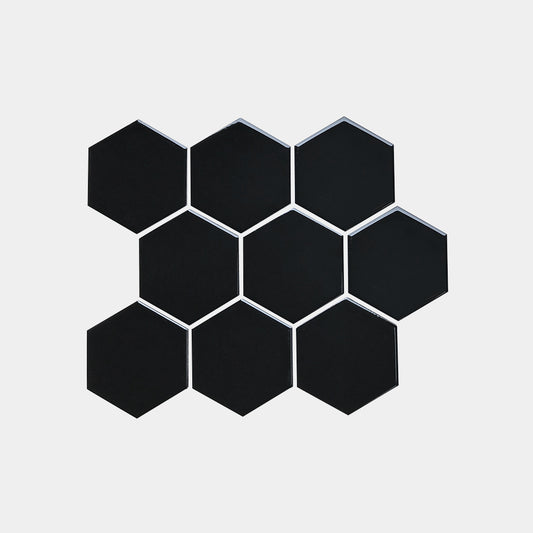 Balmain Black Hexagon Gloss Mosaic